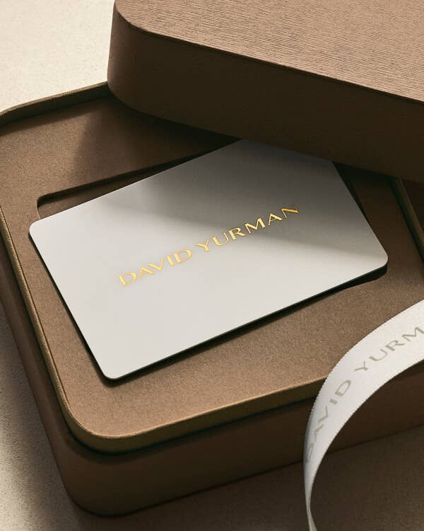 David Yurman gift cards.